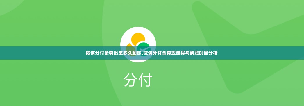 微信分付金套出来多久到账,微信分付金套现流程与到账时间分析