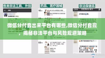 微信分付套出来平台有哪些,微信分付套现，揭秘非法平台与风险规避策略