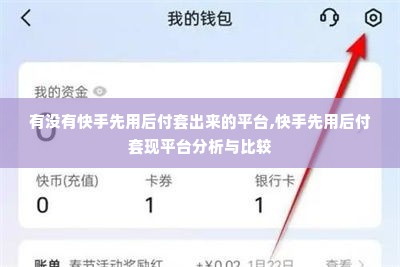 有没有快手先用后付套出来的平台,快手先用后付套现平台分析与比较