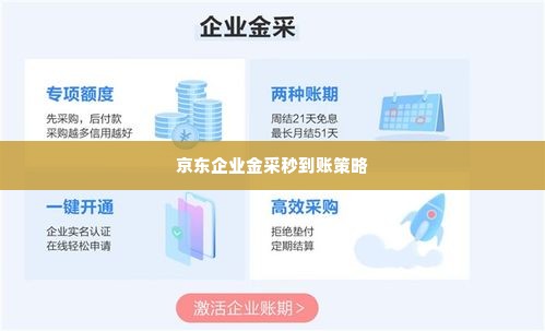 京东企业金采怎么套出来秒到账,京东企业金采的秒到账策略，如何高效提取资金