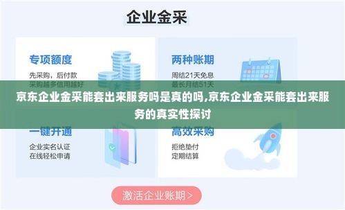 京东企业金采能套出来服务吗是真的吗,京东企业金采能套出来服务的真实性探讨