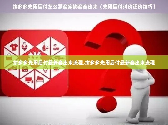 拼多多先用后付最新套出来流程,拼多多先用后付最新套出来流程