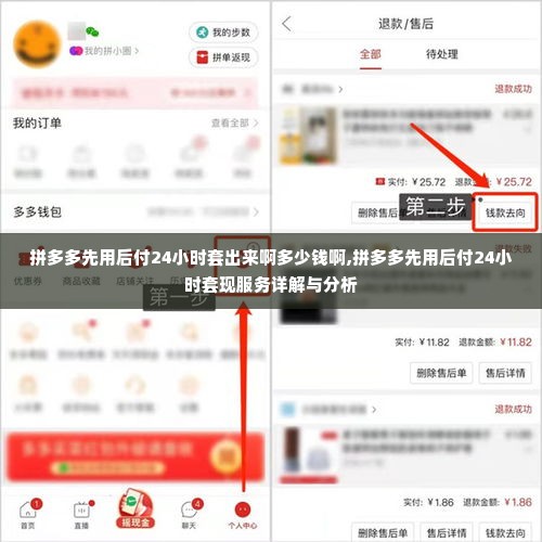 拼多多先用后付24小时套出来啊多少钱啊,拼多多先用后付24小时套现服务详解与分析