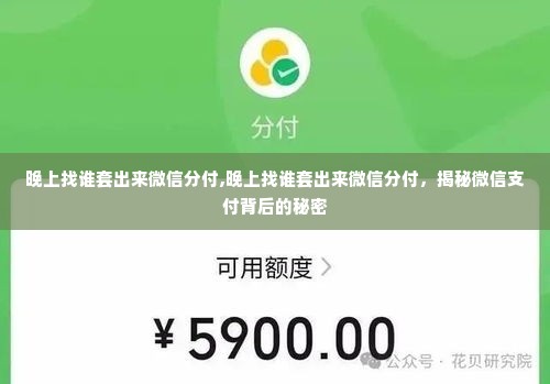 晚上找谁套出来微信分付,晚上找谁套出来微信分付，揭秘微信支付背后的秘密