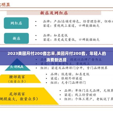 2023美团月付200套出来,美团月付200套，年轻人的消费新选择