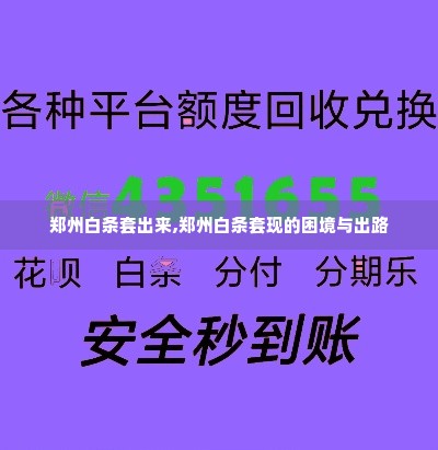 郑州白条套出来,郑州白条套现的困境与出路