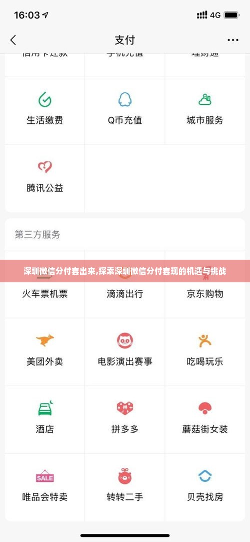 深圳微信分付套出来,探索深圳微信分付套现的机遇与挑战