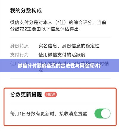 微信分付的额度怎么套出来啊,微信分付额度套现的合法性与风险探讨