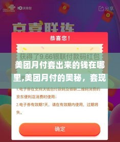 美团月付套出来的钱在哪里,美团月付的奥秘，套现资金的去向何方？