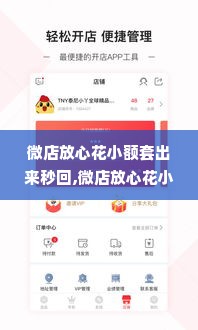 微店放心花小额套出来秒回,微店放心花小额套出来秒回，快速获取资金的新选择