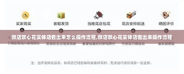 微店放心花实体店套出来怎么操作流程,微店放心花实体店套出来操作流程