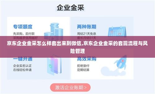 京东企业金采怎么样套出来到微信,京东企业金采的套现流程与风险管理