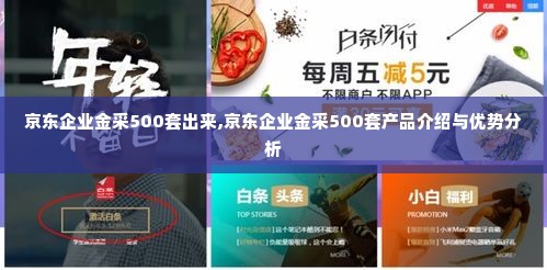 京东企业金采500套出来,京东企业金采500套产品介绍与优势分析