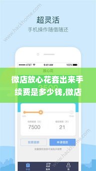 微店放心花套出来手续费是多少钱,微店放心花套出来手续费详解与比较分析