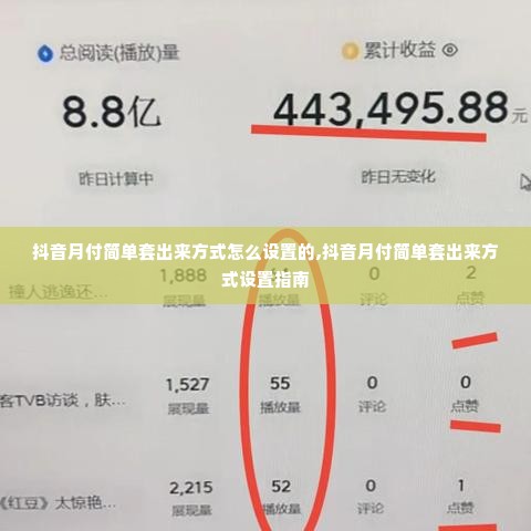 抖音月付简单套出来方式怎么设置的,抖音月付简单套出来方式设置指南
