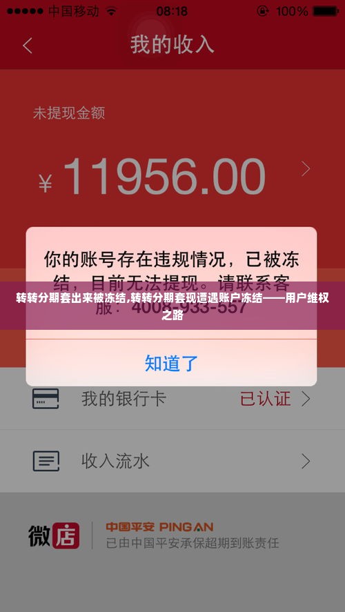转转分期套出来被冻结,转转分期套现遭遇账户冻结——用户维权之路