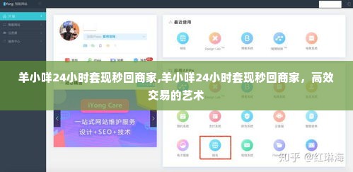 羊小咩24小时套现秒回商家,羊小咩24小时套现秒回商家，高效交易的艺术