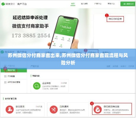 苏州微信分付商家套出来,苏州微信分付商家套现流程与风险分析