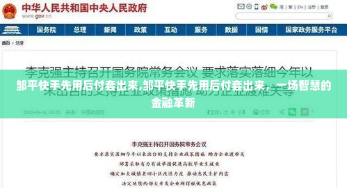邹平快手先用后付套出来,邹平快手先用后付套出来，一场智慧的金融革新