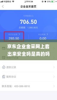 京东企业金采网上套出来安全吗是真的吗,京东企业金采网上套现的安全性与真实性评估