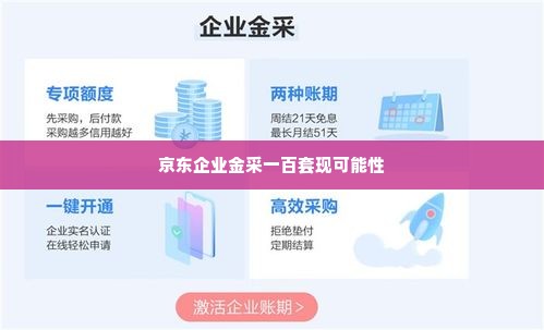 京东企业金采一百可以套出来么,京东企业金采一百，探索套现的可能性与风险