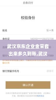 武汉京东企业金采套出来多久到账,武汉京东企业金采套出来多久到账？