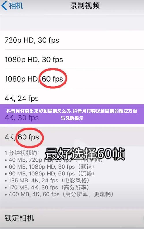 抖音月付套出来秒到微信怎么办,抖音月付套现到微信的解决方案与风险提示