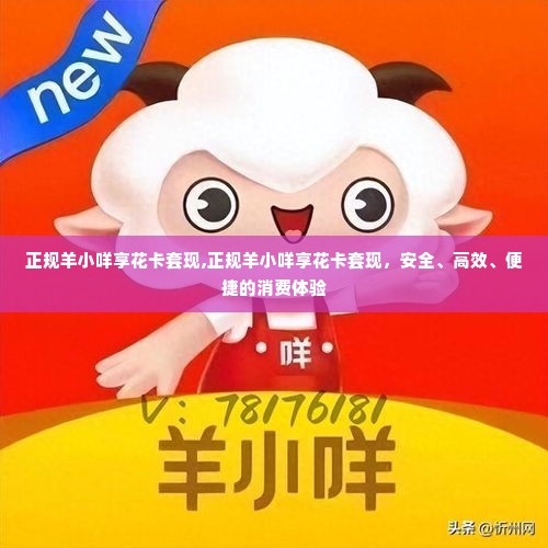 正规羊小咩享花卡套现,正规羊小咩享花卡套现，安全、高效、便捷的消费体验