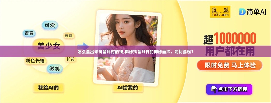 怎么套出来抖音月付的钱,揭秘抖音月付的神秘面纱，如何套现？