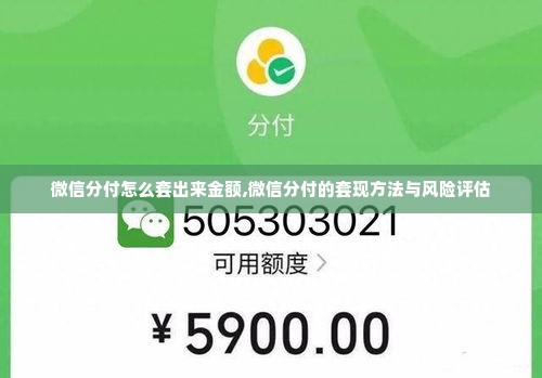 微信分付怎么套出来金额,微信分付的套现方法与风险评估