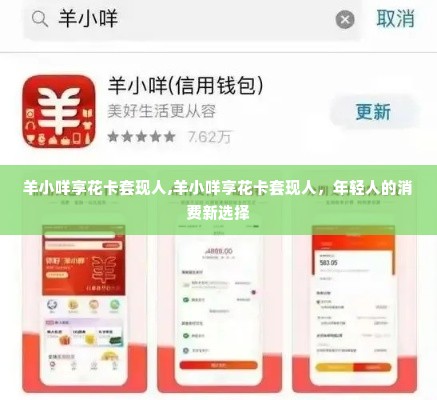 羊小咩享花卡套现人,羊小咩享花卡套现人，年轻人的消费新选择