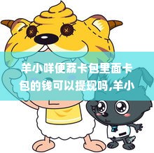 羊小咩便荔卡包里面卡包的钱可以提现吗,羊小咩便荔卡包里面的钱可以提现吗？