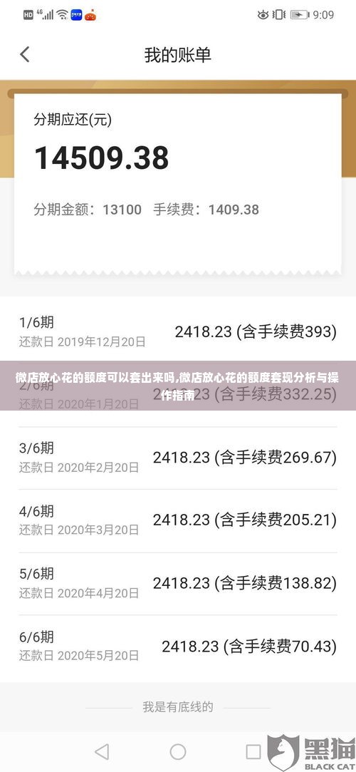 微店放心花的额度可以套出来吗,微店放心花的额度套现分析与操作指南