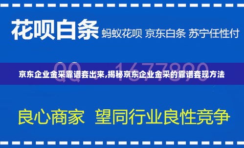京东企业金采靠谱套出来,揭秘京东企业金采的靠谱套现方法