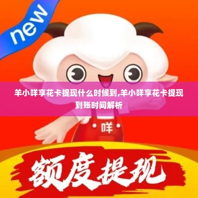 羊小咩享花卡提现什么时候到,羊小咩享花卡提现到账时间解析