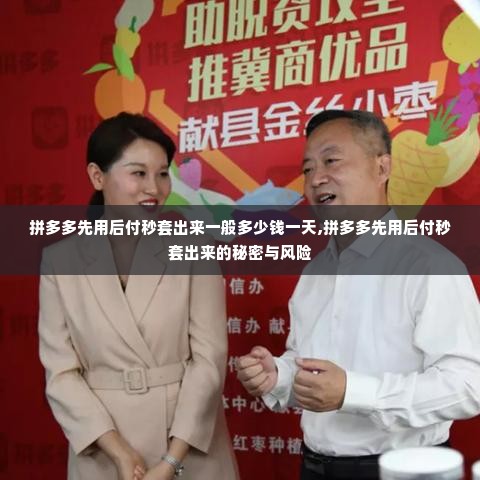 拼多多先用后付秒套出来一般多少钱一天,拼多多先用后付秒套出来的秘密与风险