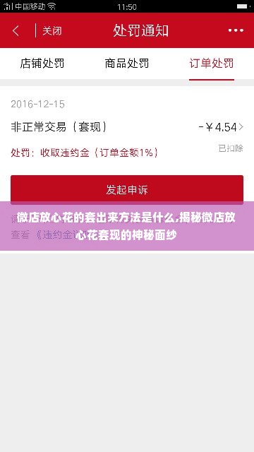 微店放心花的套出来方法是什么,揭秘微店放心花套现的神秘面纱