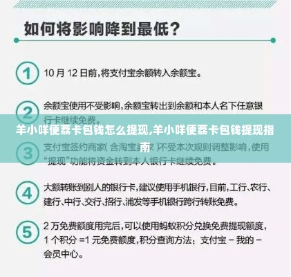 羊小咩便荔卡包钱怎么提现,羊小咩便荔卡包钱提现指南