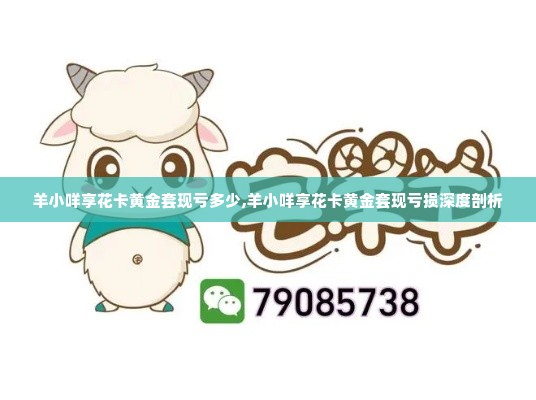 羊小咩享花卡黄金套现亏多少,羊小咩享花卡黄金套现亏损深度剖析