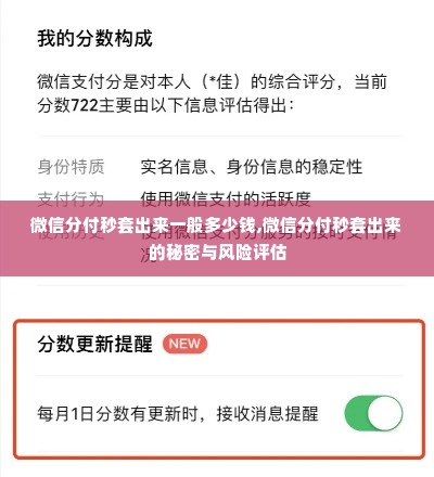 微信分付秒套出来一般多少钱,微信分付秒套出来的秘密与风险评估