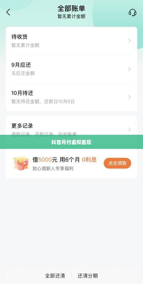 抖音月付虚拟套出来多久到账,抖音月付虚拟套现操作指南