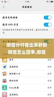 微信分付套出来秒到微信怎么回事,微信分付套现秒到微信的秘密解析与风险警示