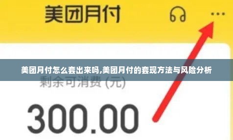 美团月付怎么套出来吗,美团月付的套现方法与风险分析