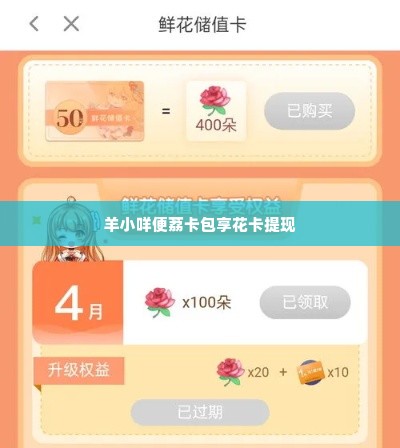 羊小咩便荔卡包享花卡提现方法,羊小咩便荔卡包享花卡提现方法全面指南