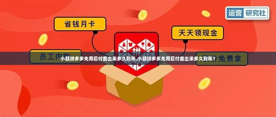 小额拼多多先用后付套出来多久到账,小额拼多多先用后付套出来多久到账？