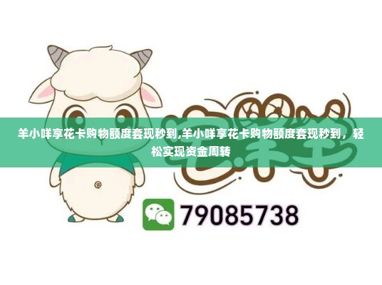 羊小咩享花卡购物额度套现秒到,羊小咩享花卡购物额度套现秒到，轻松实现资金周转
