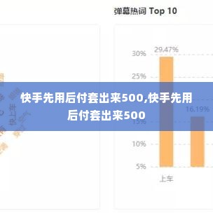 快手先用后付套出来500,快手先用后付套出来500