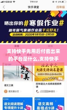 支持快手先用后付套出来的平台是什么,支持快手先用后付套出来的平台介绍与比较分析