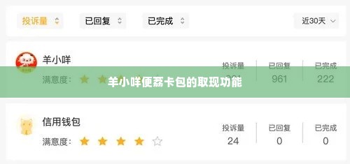 羊小咩便荔卡包能取现吗 羊小咩便荔卡包的取现功能解析