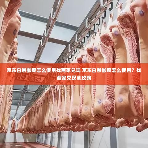 京东白条额度怎么使用找商家兑现 京东白条额度怎么使用？找商家兑现全攻略